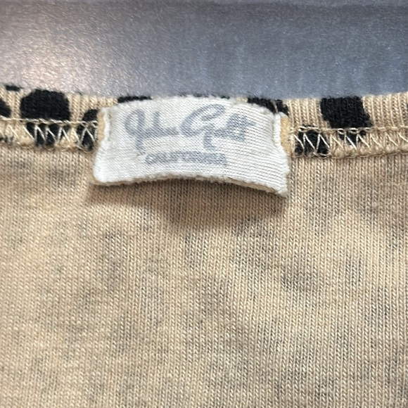 John Galt 100% Cotton Y2K Inspired It-Girl Leopard Print Button-Up Crop Top - Picture 3 of 10